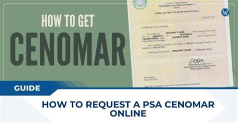 cenomar online registration|Request CENOMAR Certificate Online .